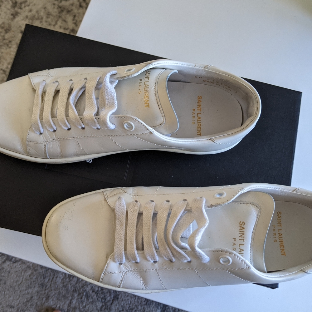 Saint Laurent White Sneakers (W) - Picture 4 of 9